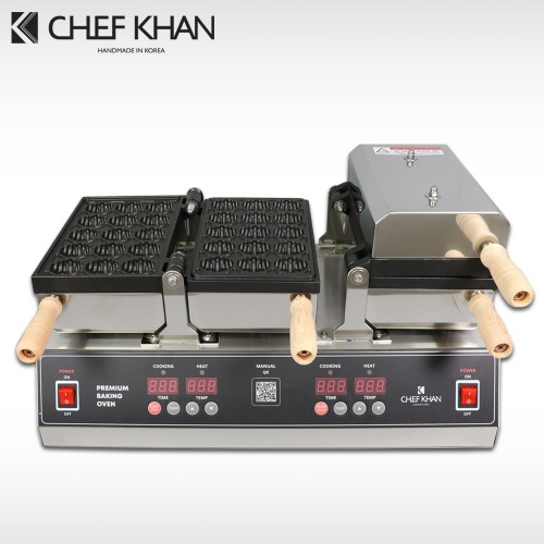 [CHEFKHAN] [쉐프칸]  호두과자기계 전기식 디지털 2구 30P 호도과자 제조기 머신 CFK-3230D